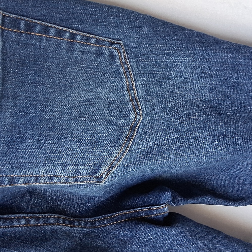 Oat New York Women's Straight Leg Blue Jeans - Picture 9 of 14